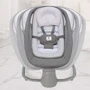 Убаюкивающий центр-качель Mastela dark grey темносерый 8112: Конструкция опоры без колесиков