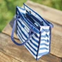Ємність для зберігання Kitchen Craft Сумка для ланчу Blue Stripes 4 л (CMSTRPHAND): Матеріал корпусу ткань