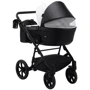 Коляска 2 в 1 Bair Kiwi ECO BK-51/15 білий/чорний (680899): Матеріал коліс полиуретан