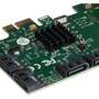Frime PCI-E x1 to 4 x Sata III 88SE9215 (ECF-PCIEto4SATAIII002): Роз'єми SATA/eSATA