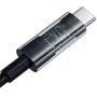 Кабель Baseus Cable USB-C to USB-C Gem Fast-Charging 100W 2m Black (P10373000111-01): Длина 2 м