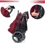 Прогулочная коляска El Camino Expert Deep Red (ME 1022L): Материал колес EVA