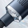 Кабель Baseus Cable USB-C to USB-C Crystal Shine 100W 2m Black (CAJY000701) фото 5