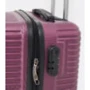 Чемодан Ricco Grande М фиолетовый (T1ABS600purple-M): Застежка Молния