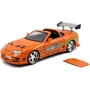 Машина металева Jada Форсаж Toyota Supra 1995 з фігурою Брайана Помаранчева 1:24 (253205001) фото 5