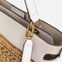 Жіноча сумка тоут GUESS LIGURIA SATCHEL бежева (HWWB8696060-STO): Матеріал Соломка