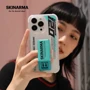 Чехол для iPhone SkinArma Ryoiki with Grips-Tand Clear/Turquoise for iPhone 13 Pro фото 5