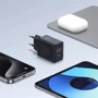 Зарядний пристрій Baseus Wall Charger Cube USB-C+USB 30W Black (P10111404113-00) фото 7