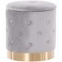 Пуф AMF Janett Grey / Golden Chrom (547486)