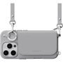 Чехол для iPhone Switcheasy Pouch M Wallet Phone Case with Stand Gray (MPH66P264GR24) for iPhone 16 Pro: Материалы поликарбонат и полиуретан