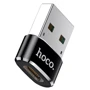 Адаптер Hoco Adapter UA6 USB to USB-C Black: Цвет черный
