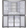 Холодильник Side-by-Side Whirlpool WQ9 U1GX: Расположение морозильной камеры Нижнее