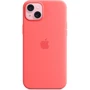Чехол для iPhone Apple iPhone 15 Plus Silicone Case with MagSafe - Guava (MT163ZM/A): Цвет розовый