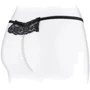 Трусики-стринги с жемчужной ниткой Fashion Secret KATIA Black