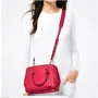 Женская сумка тоут Michael Kors коралловая (192317310719): Тип ручки С широким ремнем, Со съемным ремнем, С двумя ручками, Плечевой ремень, Короткая ручка