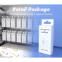 Кабель Кабель питания для роутера USB Cable to DC 5.5 0.8m 9v/12v White фото 3