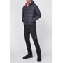 Куртка CMP Man Jacket Fix Hood Antracite-Grenadine 30K2747-28UH 52 темно-серая демисезонная с капюшоном: Фасон Стеганый