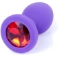 Анальная пробка Boss Series - Jewellery Purple Silicon PLUG Medium Red (BS6400086)