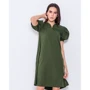 Платье ISSA PLUS 10741 42 хаки повседневное до середины бедра