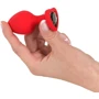 Анальная пробка с кристаллом Orion Silicone Plug Medium