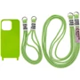 Чехол для iPhone TPU Case two straps California Light Green for iPhone 12 Pro Max
