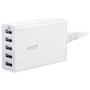 Зарядное устройство ANKER USB Wall Charger PowerPort 5 40W 5xUSB Power IQ V3 White (A2124L22)