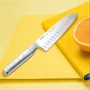 Ніж сантоку Fissman NOWAKI 18 см (2460): Рукоятка Нержавеющая сталь