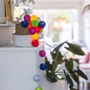 Гирлянда Cotton ball lights на 10 шаров 2,7м, Rainbow: Длина, м 2.7