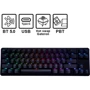 Клавиатура Hator Skyfall Hex Gateron Clear USB/Bluetooth ENG Black (HTK-665): Подключение беспроводное