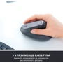 Мышь Logitech Mouse MX Vertical Advanced Ergonomic (910-005448): Максимальное разрешение сенсора, dpi 4000
