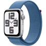 Apple Watch SE 2 2023 44mm GPS Silver Aluminum Case with Winter Blue Sport Loop (MREF3) UA: Материал корпуса алюминий