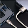Кабель Baseus USB Cable to Lightning Crystal Shine Series 2.4A 2m Pink (CAJY001204): Длина 2 м