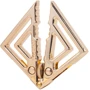 Зажимы для сосков с легкой подвеской LOCKINK Adjustable Nipple Clamps with Light Pendant - Golden