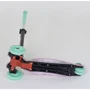 Самокат триколісний MAXI "Best Scooter" пластмасовий, трубка керма алюмінієва Pink / Turquoise / Black (83267): Тип гальма ножний