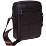 Мужская сумка планшет Borsa Leather коричневая (K18154-brown): Стиль Повседневный (Casual)
