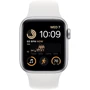 Apple Watch SE 2 40mm GPS Silver Aluminum Case with White Sport Band (MNJV3): Цвет серебристый (Silver)