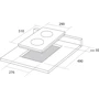 Варочная поверхность Pyramida PFE 302 BL H: Количество конфорок 2