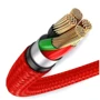 Кабель Baseus USB Cable to Lightning Halo Data 2.4A 25cm Red (CALGH-D09) фото 3