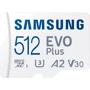 Карта пам'яті Samsung 512GB microSDXC Class 10 UHS-I U3 V30 A2 EVO Plus + adapter