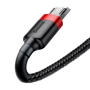 Кабель Baseus USB Cable to microUSB Cafule 1m Black / Red (CAMKLF-B91) фото 3