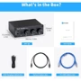 Fosi Audio SPDIF/Coaxial на RCA/3.5 DAC-Q4 Black: Входи USB, optical and coaxial S/PDIF