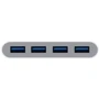 Адаптер Macally Adapter USB-C to 4 port USB 2.0 Hub White (UCHUB4): Колір білий