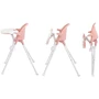 Стільчик для годування 2 в 1 Kinderkraft Pini Pink (KKKPINIPNK0000): Матеріал пластик