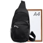 Чоловіча сумка-слінг DNK Leather чорна (DNK Joker 4 bag-1): Країна виробник Україна