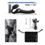 Безремневой вибрострапон с вакуумной стимуляцией Strap-On-Me MULTI ORGASM Black S
