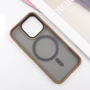 Чехол для iPhone Mobile Case TPU+PC Metal Buttons with MagSafe Gold for iPhone 16 Pro: Тип чехла накладка на заднюю часть