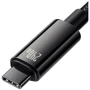 Кабель Baseus Cable USB-C to USB-C Tungsten Gold 240W 3m Black (CAWJ040201): Довжина 3 м