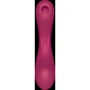 Вакуумный стимулятор с вибрацией Satisfyer Curvy Trinity 1 Red