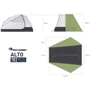 Палатка Sea to Summit Alto TR2 Plus, Fabric Inner, Sil/PeU Fly, NFR, Green (STS ATS2039-02170406): Материал тента 15D Sil-PeU Coated Nylon Ripstop