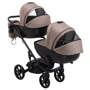 Коляска 2 в 1 для двійні Bair Next DUO Soft 03 темний капучино: Ширина шасі 60
